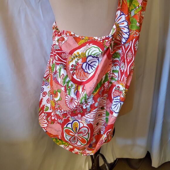 Lg FREE PEOPLE Crossbody Hippie Boho Pouch Bag - Picture 4 of 11